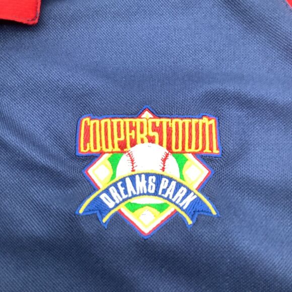 Cooperstown Dreams Park Mens Short Sleeve Polo Size Medium - Picture 4 of 6